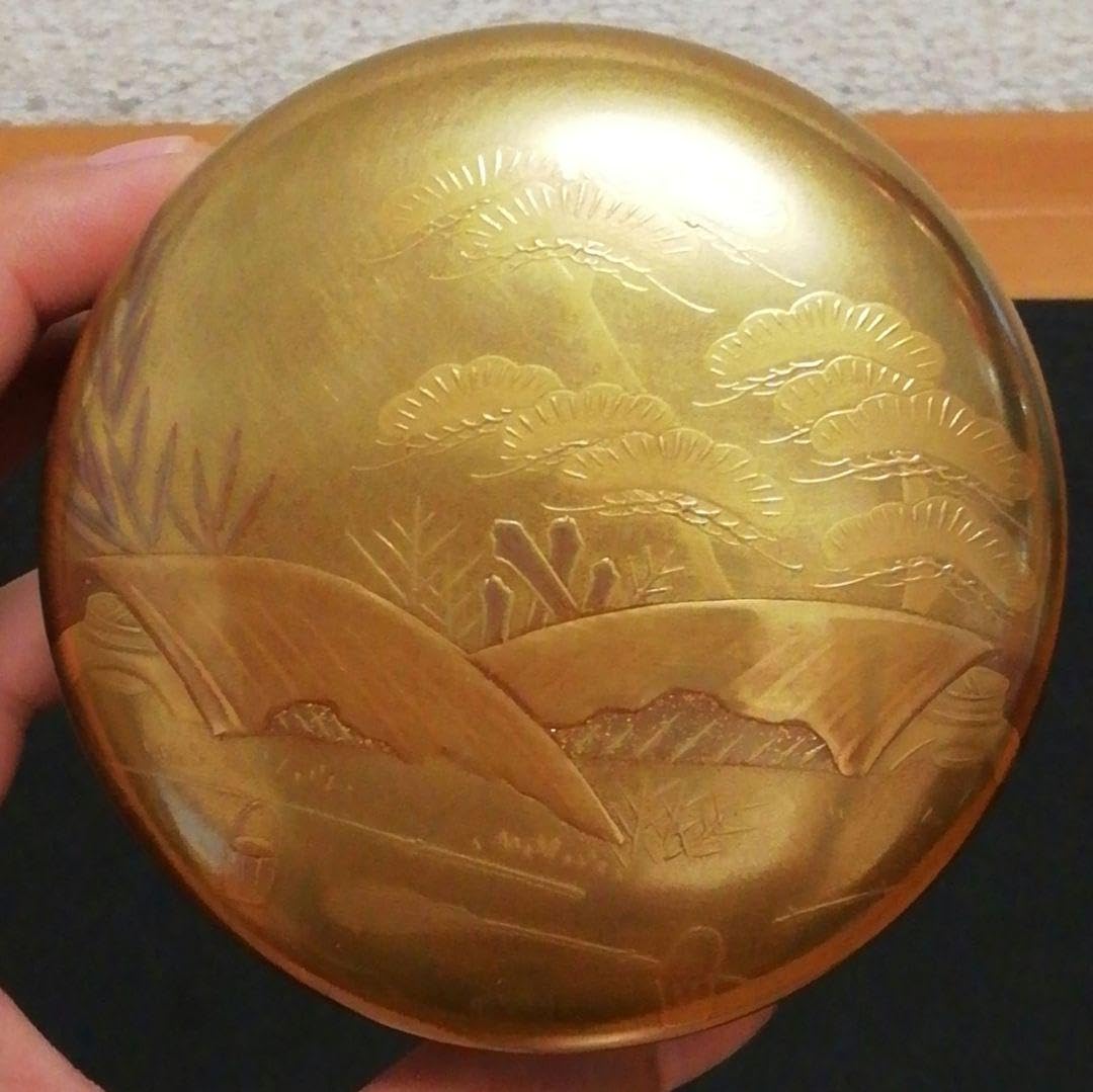 章作 蒔絵 塩釜 平棗 共箱 茶道具 【2025年最新】塩釜蒔絵の人気